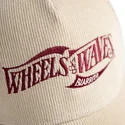 cap-zaobljena-beige-adjustable-strap-wheels-and-waves