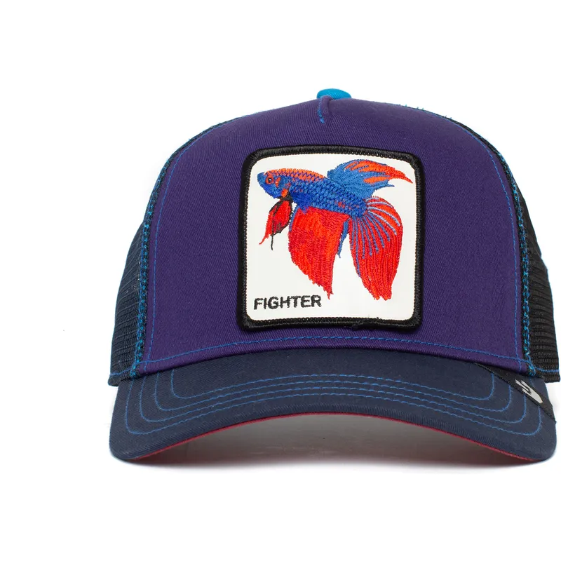 kapa-zaobljena-plava-snapback-siam-fighter-yes-siam-the-farm-goorin-bros