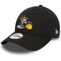 kapa-zaobljena-crna-podesiv-za-djecu-9forty-sporty-tasmania-looney-tunes-new-era