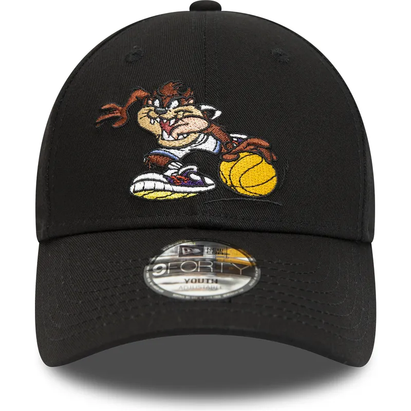 kapa-zaobljena-crna-podesiv-za-djecu-9forty-sporty-tasmania-looney-tunes-new-era