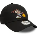 kapa-zaobljena-crna-podesiv-za-djecu-9forty-sporty-tasmania-looney-tunes-new-era