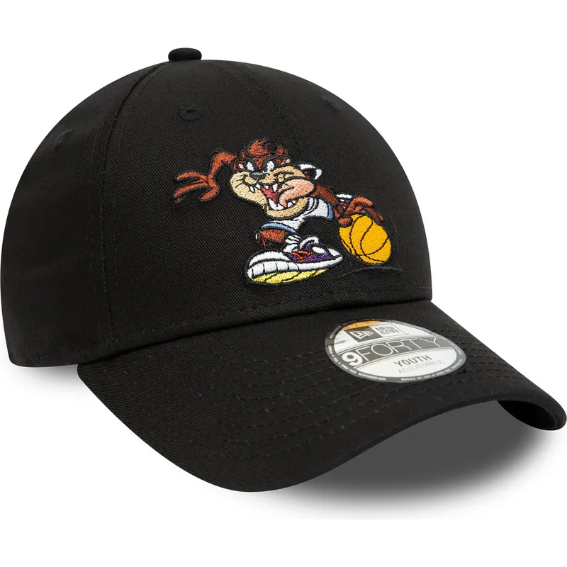 kapa-zaobljena-crna-podesiv-za-djecu-9forty-sporty-tasmania-looney-tunes-new-era