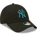 kapa-zaobljena-crna-podesiv-za-djecu-9forty-league-essential-new-york-yankees-mlb-new-era