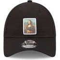 kapa-zaobljena-crna-podesiv-9forty-patch-mona-le-louvre-new-era