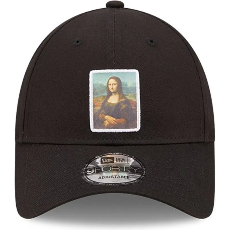 kapa-zaobljena-crna-podesiv-9forty-patch-mona-le-louvre-new-era