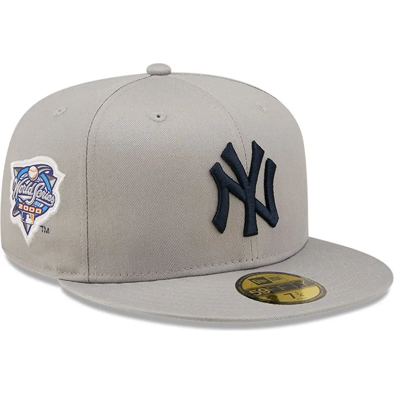 kapa-ravna-siva-prilagodena-59fifty-parche-lateral-world-series-new-york-yankees-mlb-new-era