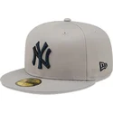 kapa-ravna-siva-prilagodena-59fifty-parche-lateral-world-series-new-york-yankees-mlb-new-era