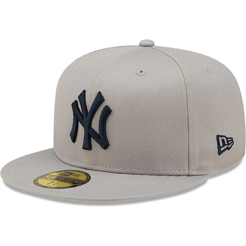 kapa-ravna-siva-prilagodena-59fifty-parche-lateral-world-series-new-york-yankees-mlb-new-era