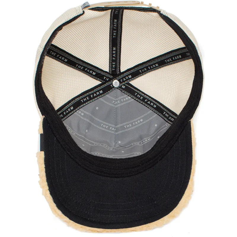 cap-zaobljena-beige-snapback-de-borreguillo-oso-peluche-teddy-first-best-friend-the-farm-the-farm-de-goorin-bros