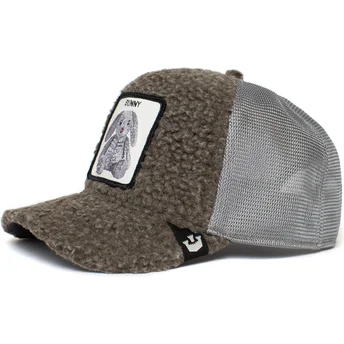 kapa-zaobljena-smeda-snapback-bunny-business-the-farm-goorin-bros