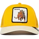 kapa-zaobljena-zuta-snapback-defense-roofed-lizard-the-farm-goorin-bros