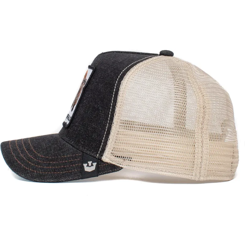 kapa-zaobljena-crna-snapback-the-buffalo-the-farm-goorin-bros