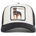 kape-zaobljena-crna-snapback-perro-rottweiler-bad-boy-the-baddest-boy-the-farm-the-farm-de-goorin-bros