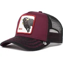 kapa-zaobljena-crvena-snapback-the-bull-the-farm-goorin-bros