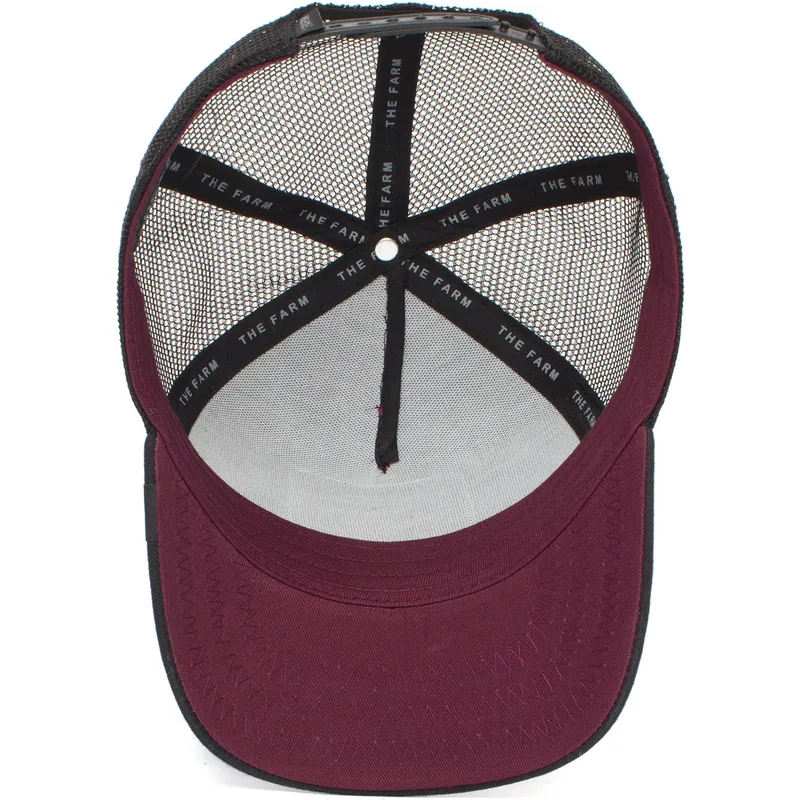 kapa-zaobljena-crvena-snapback-the-bull-the-farm-goorin-bros
