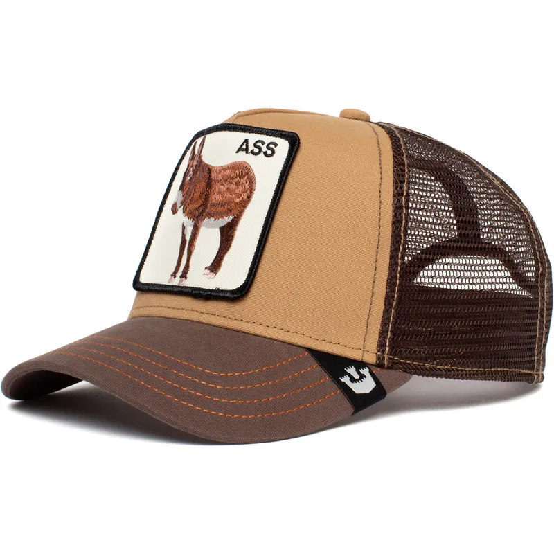 kapa-zaobljena-smeda-snapback-the-ass-the-farm-goorin-bros