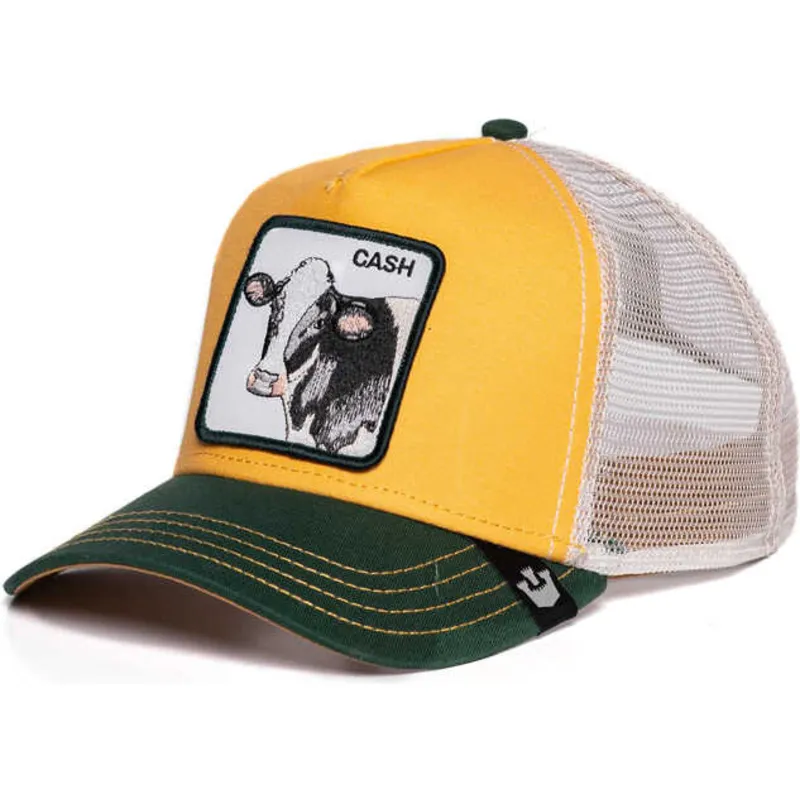 kape-zaobljena-zuta-snapback-the-cash-cow-the-farm-goorin-bros