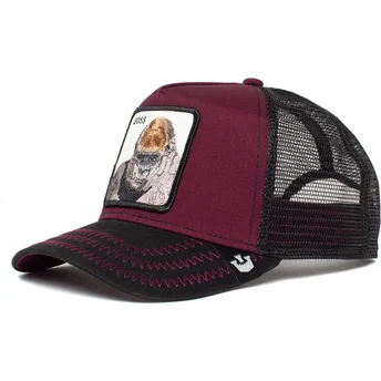 kapa-zaobljena-crvena-snapback-the-boss-the-farm-goorin-bros
