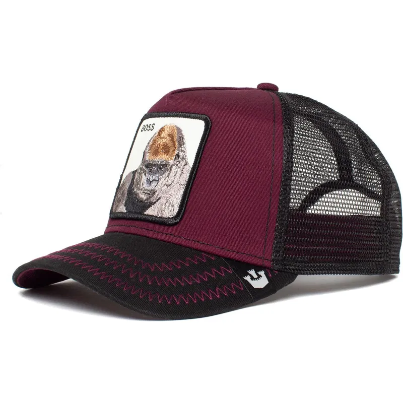 kapa-zaobljena-crvena-snapback-the-boss-the-farm-goorin-bros