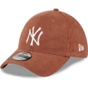 kapa-zaobljena-smeda-prilagodena-39thirty-cord-new-york-yankees-mlb-new-era