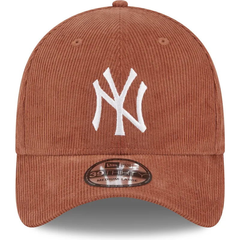 kapa-zaobljena-smeda-prilagodena-39thirty-cord-new-york-yankees-mlb-new-era