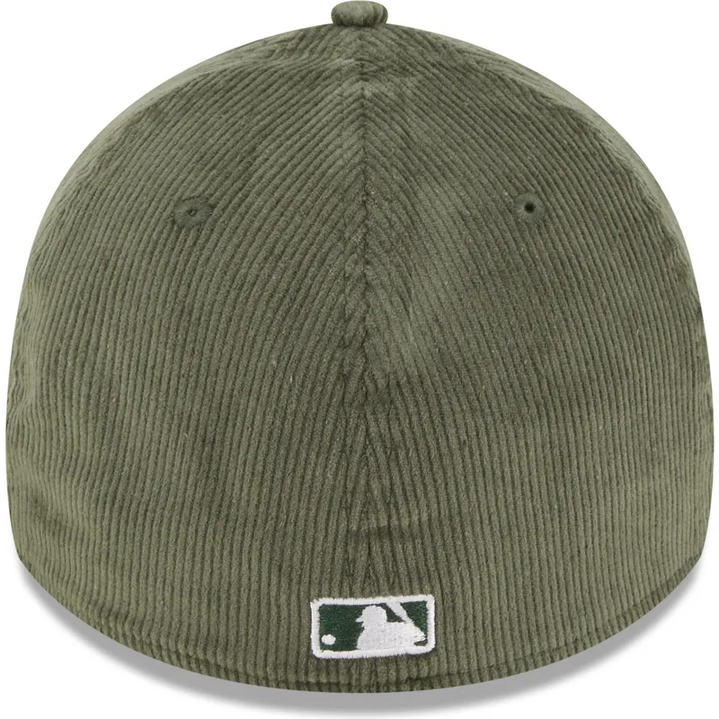kapa-zaobljena-zelena-prilagodena-39thirty-cord-new-york-yankees-mlb-new-era