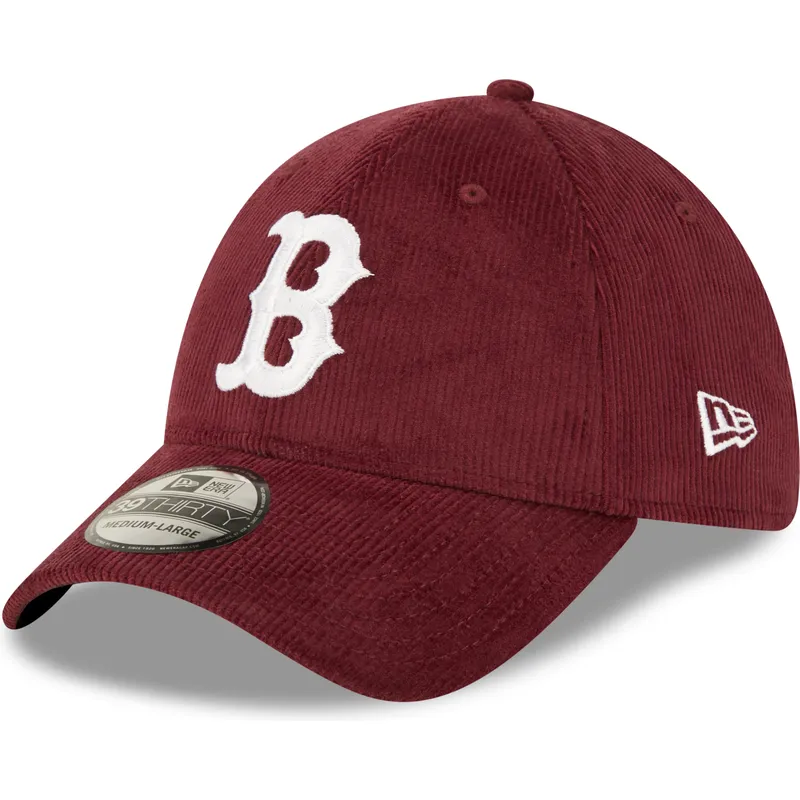 kapa-zaobljena-crvena-prilagodena-39thirty-cord-boston-red-sox-mlb-new-era