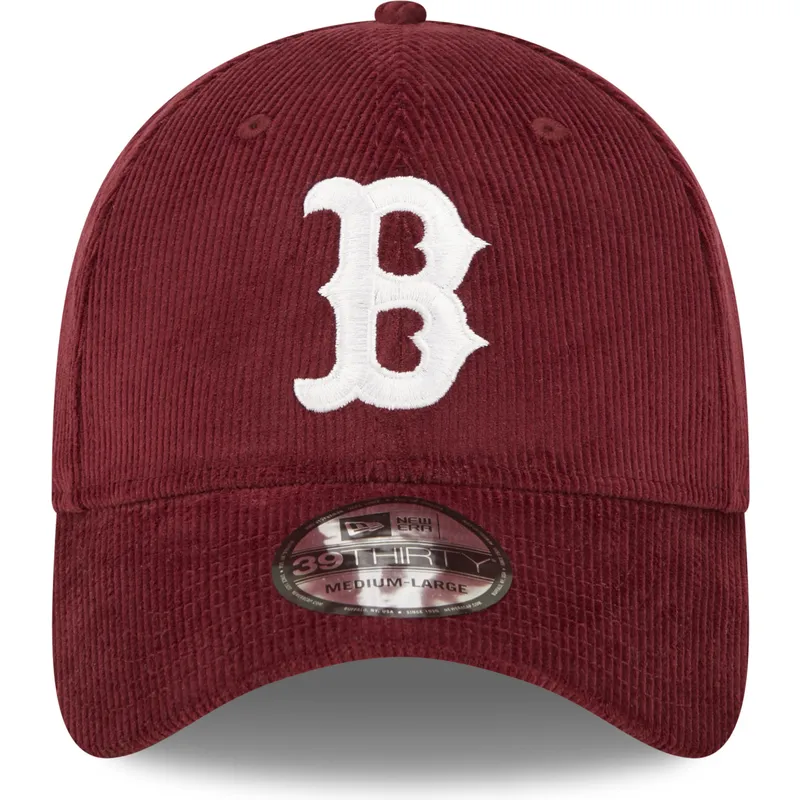 kapa-zaobljena-crvena-prilagodena-39thirty-cord-boston-red-sox-mlb-new-era