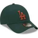 kapa-zaobljena-zelena-podesiv-9forty-league-essential-los-angeles-dodgers-mlb-new-era