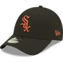 kapa-zaobljena-crna-podesiv-9forty-league-essential-chicago-white-sox-mlb-new-era