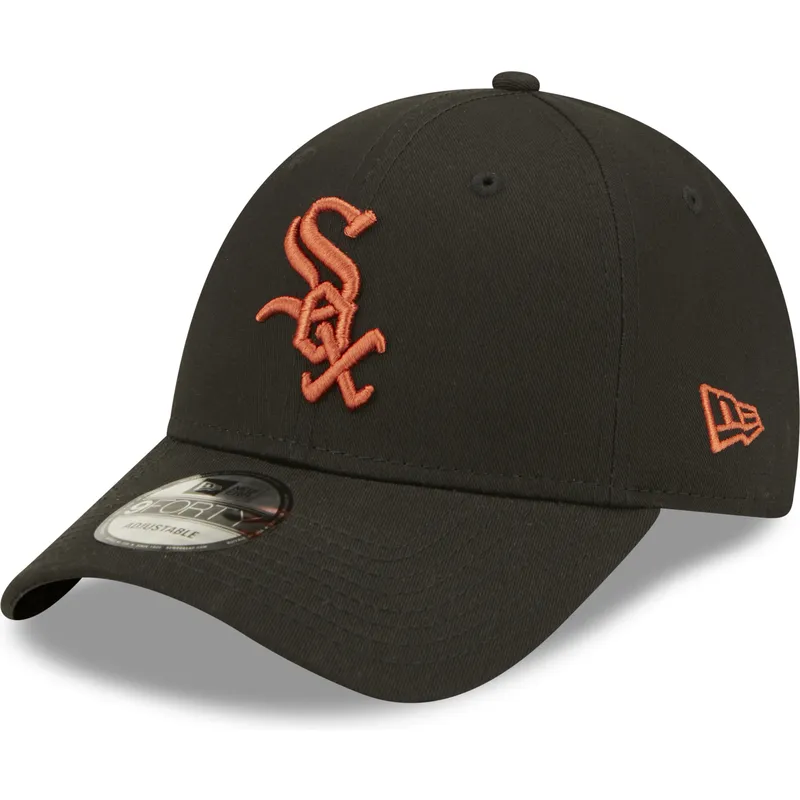 kapa-zaobljena-crna-podesiv-9forty-league-essential-chicago-white-sox-mlb-new-era