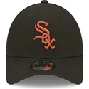kapa-zaobljena-crna-podesiv-9forty-league-essential-chicago-white-sox-mlb-new-era