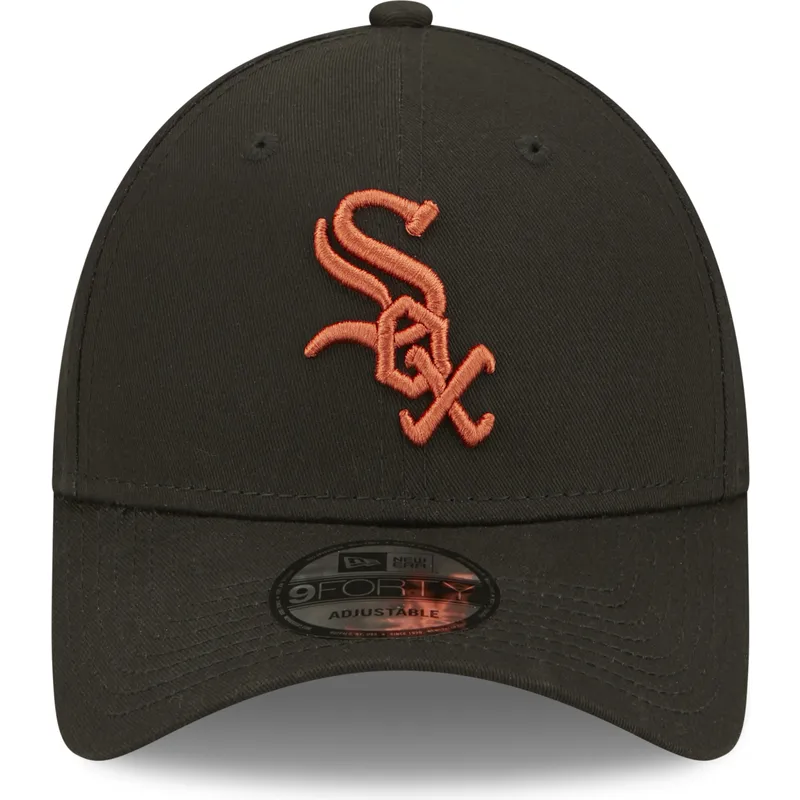 kapa-zaobljena-crna-podesiv-9forty-league-essential-chicago-white-sox-mlb-new-era