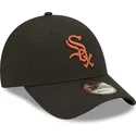 kapa-zaobljena-crna-podesiv-9forty-league-essential-chicago-white-sox-mlb-new-era