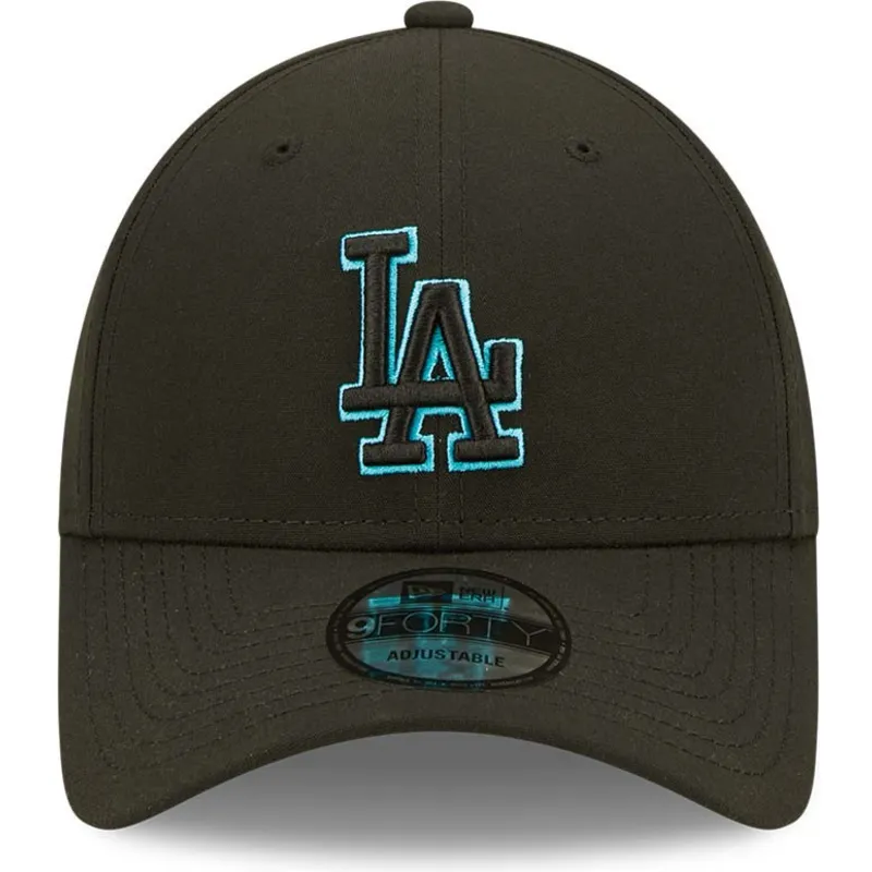 kapa-zaobljena-crna-snapback-9forty-neon-pack-repreve-los-angeles-dodgers-mlb-new-era