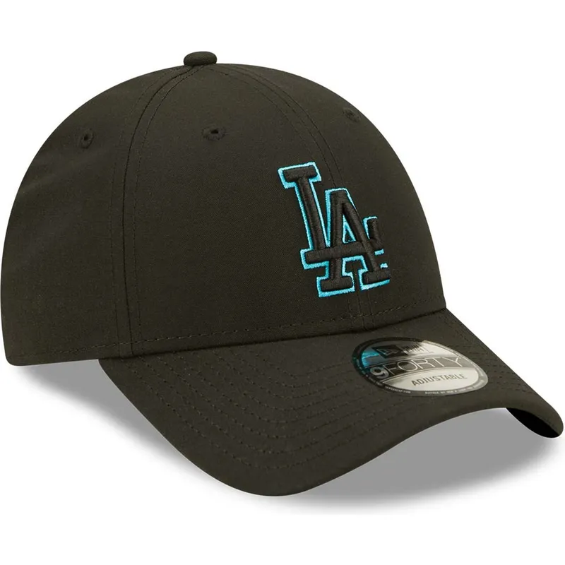 kapa-zaobljena-crna-snapback-9forty-neon-pack-repreve-los-angeles-dodgers-mlb-new-era