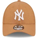 kapa-zaobljena-smeda-podesiv-9forty-the-league-melton-wool-new-york-yankees-mlb-new-era