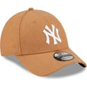 kapa-zaobljena-smeda-podesiv-9forty-the-league-melton-wool-new-york-yankees-mlb-new-era