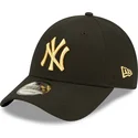 kapa-zaobljena-crna-podesiv-dorado-9forty-metallic-new-york-yankees-mlb-new-era