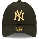 kapa-zaobljena-crna-podesiv-dorado-9forty-metallic-new-york-yankees-mlb-new-era
