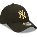 kapa-zaobljena-crna-podesiv-dorado-9forty-metallic-new-york-yankees-mlb-new-era