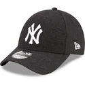 kapa-zaobljena-crna-podesiv-9forty-the-league-melton-wool-new-york-yankees-mlb-new-era