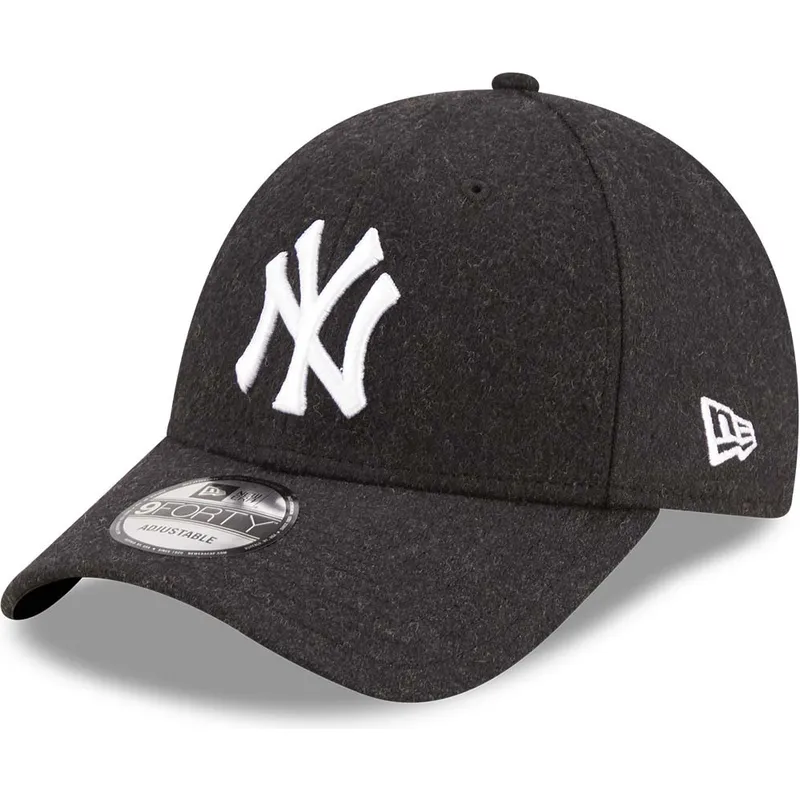 kapa-zaobljena-crna-podesiv-9forty-the-league-melton-wool-new-york-yankees-mlb-new-era
