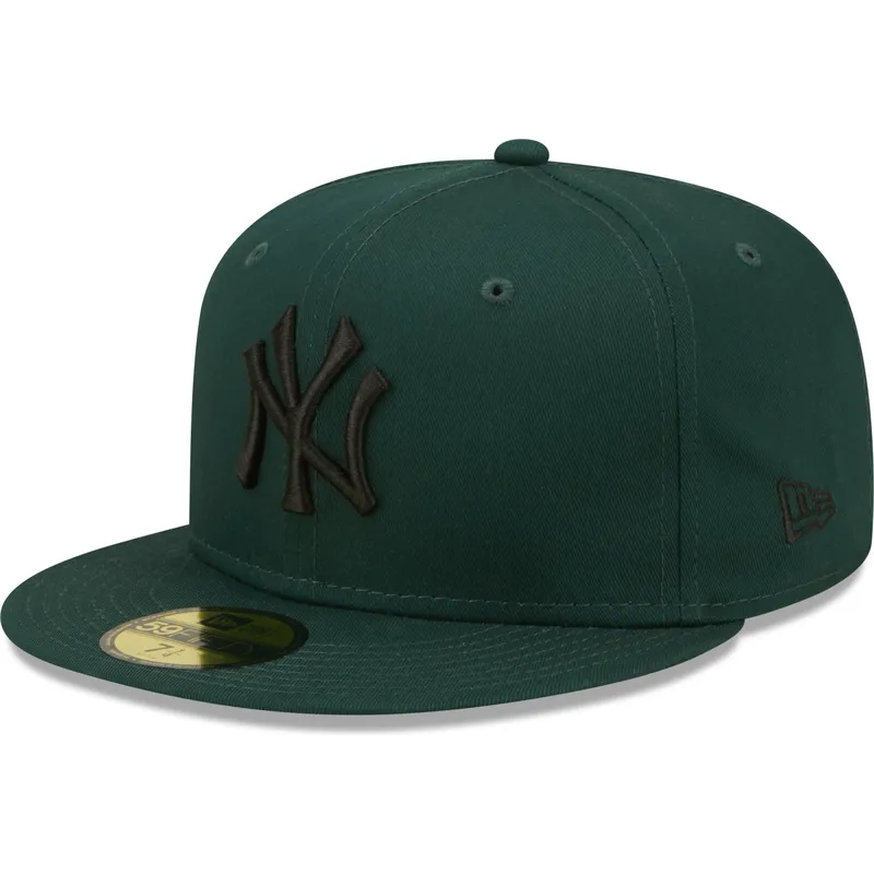 kapa-ravna-zelena-prilagodena-59fifty-league-essential-new-york-yankees-mlb-new-era