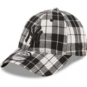kapa-zaobljena-crna-podesiv-9forty-plaid-new-york-yankees-mlb-new-era
