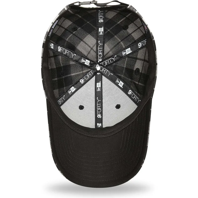 kapa-zaobljena-crna-podesiv-9forty-plaid-new-york-yankees-mlb-new-era