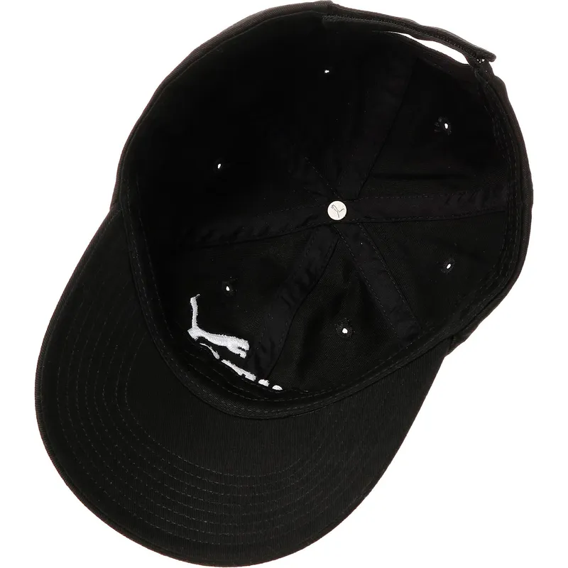 kapa-zaobljena-crna-podesiv-za-djecu-essentials-puma