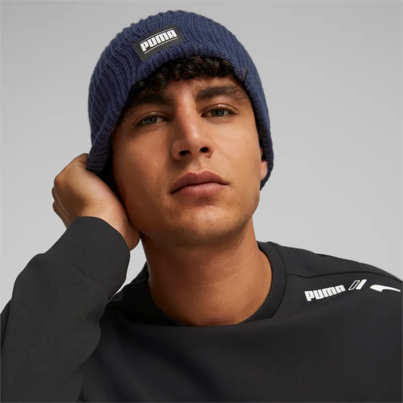 kapa-mornarsko-plava-ribbed-classic-cuff-puma kapa-mornarsko-plava-ribbed-classic-cuff-puma
