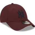 kapa-zaobljena-crvena-podesiv-9forty-league-essential-new-york-yankees-mlb-new-era