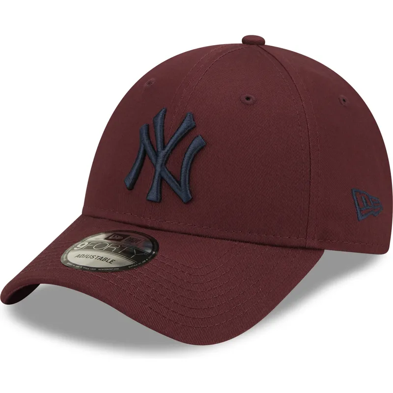 kapa-zaobljena-crvena-podesiv-9forty-league-essential-new-york-yankees-mlb-new-era